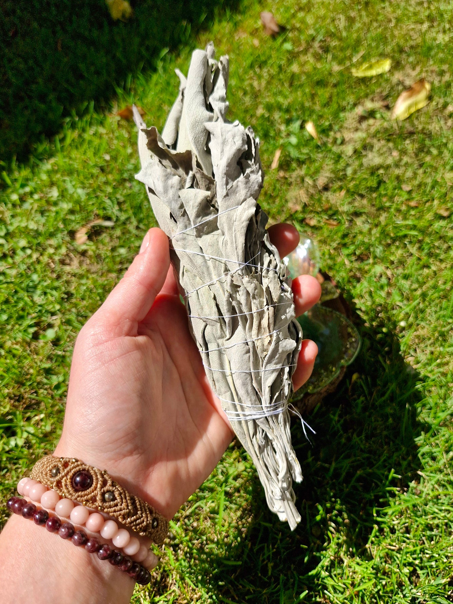 NZ grown White Sage Smoke Wand