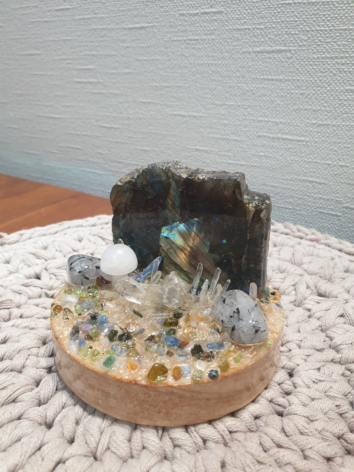 Magical Labradorite Rainbow Lamp