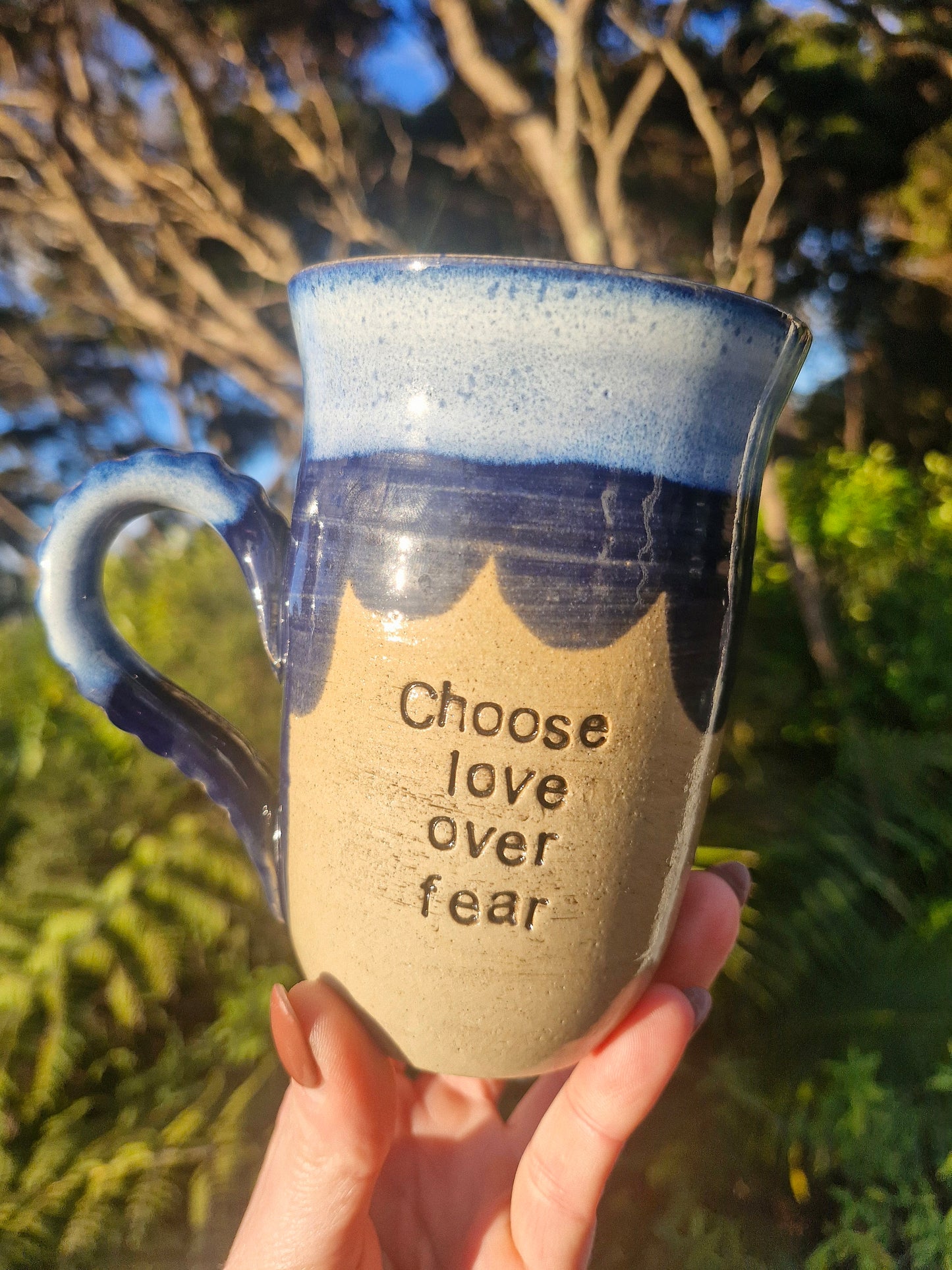 "Choose Love Over Fear" Cup
