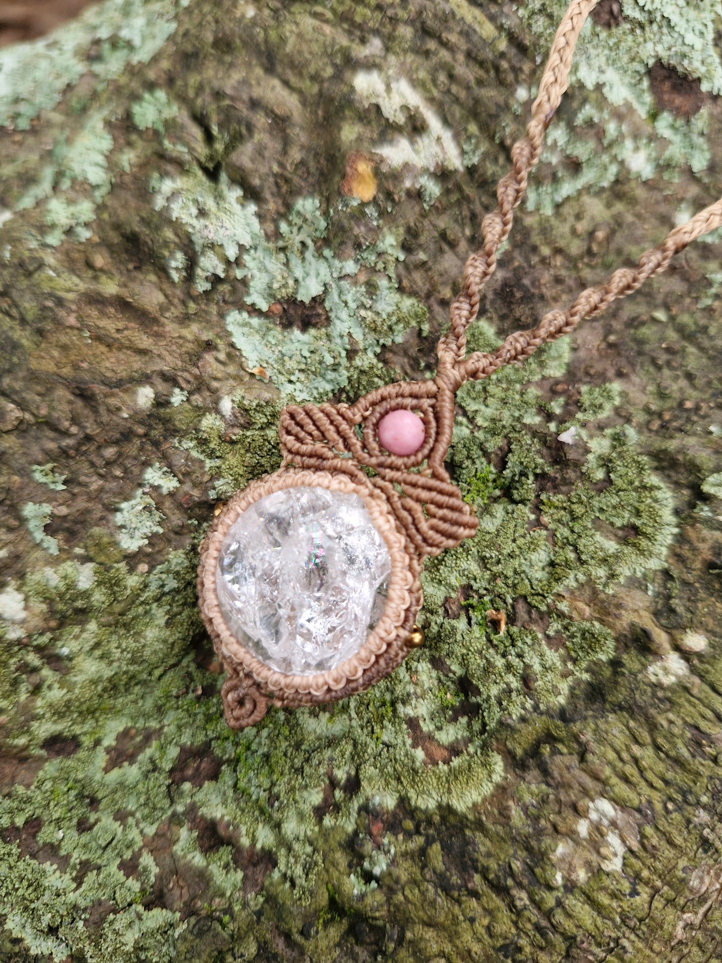 Angelic Rainbow Light Crackle Quartz