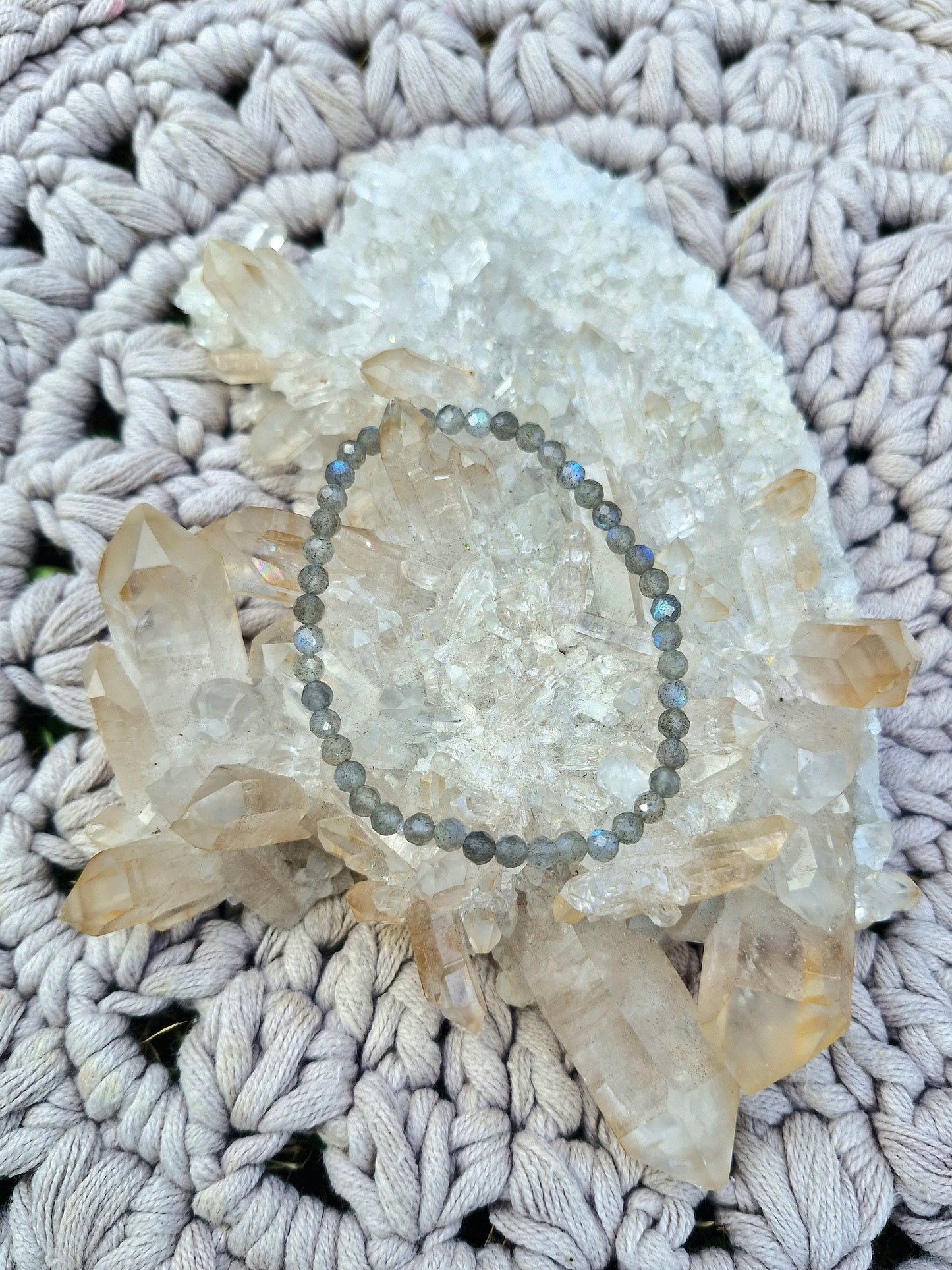 Labradorite 4mm bracelet