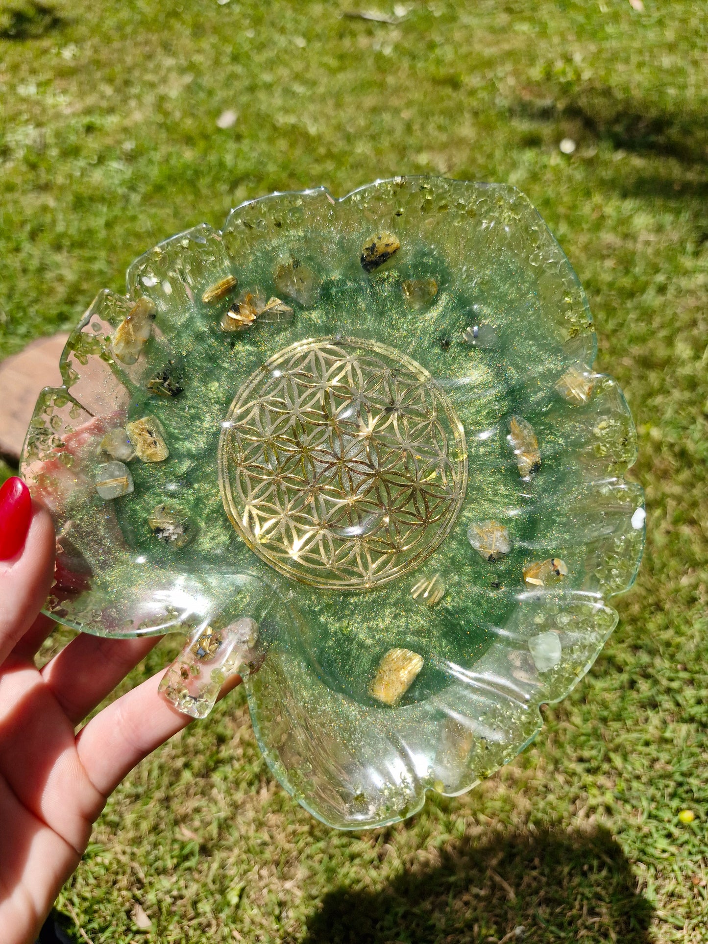 Flower of Life Treasure Tray
