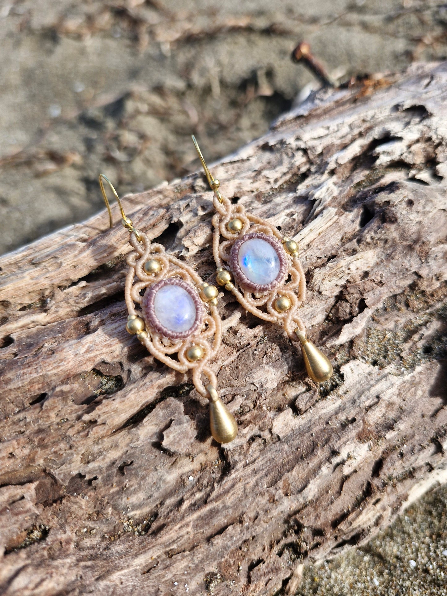 Ethereal Moonstone Earrings