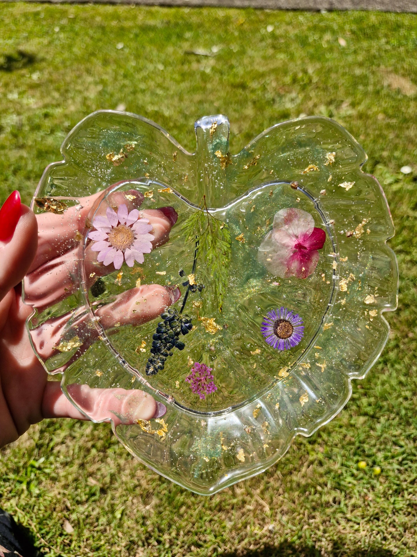 Spring Flowers Treasure Tray