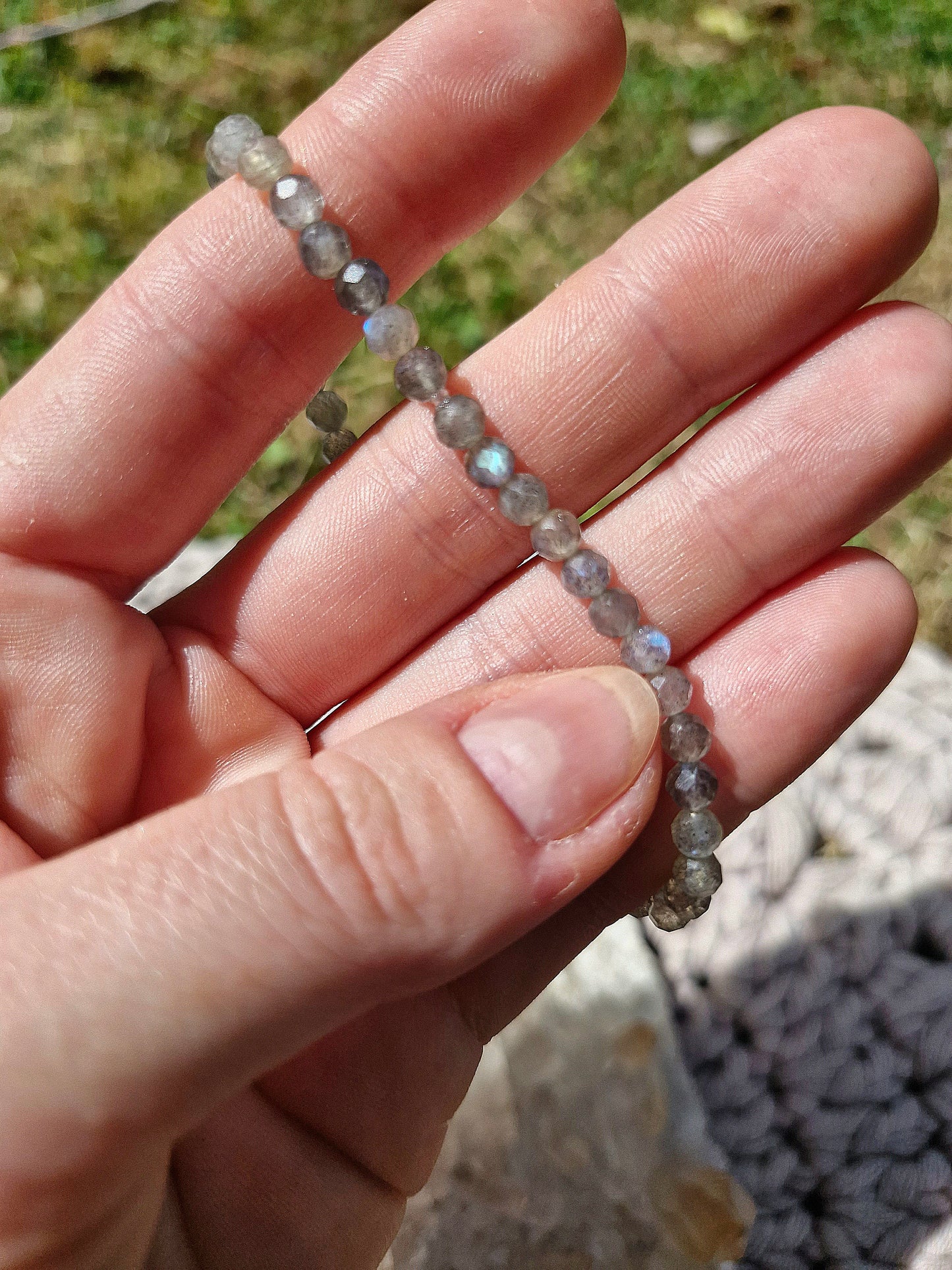 Labradorite 4mm bracelet