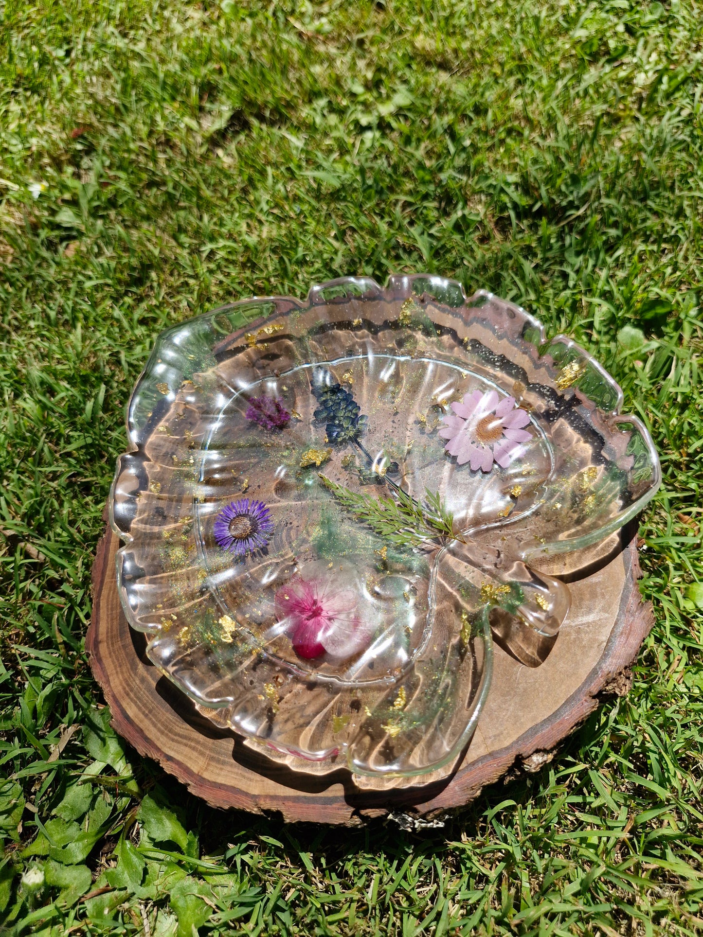 Spring Flowers Treasure Tray