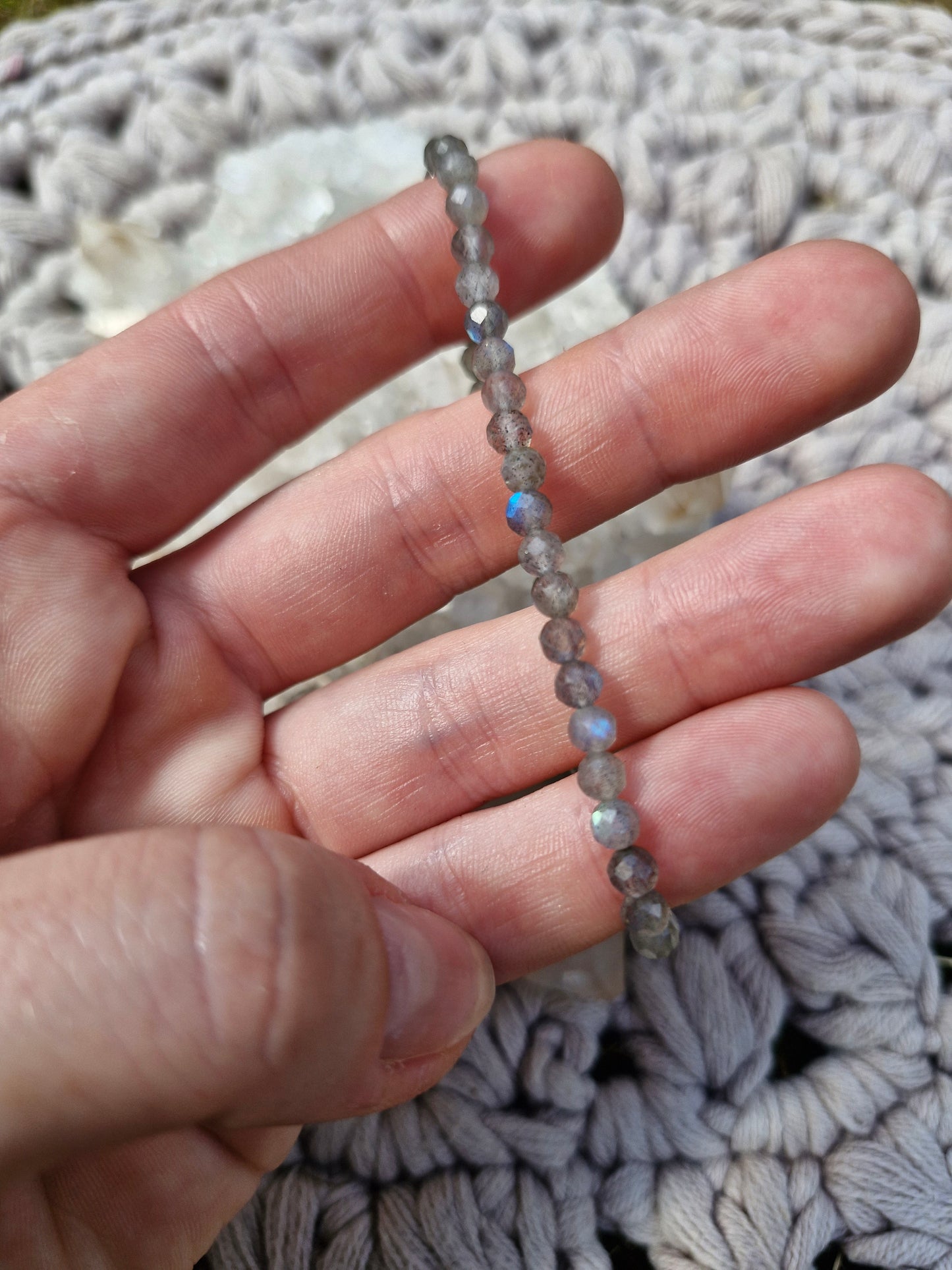 Labradorite 4mm bracelet