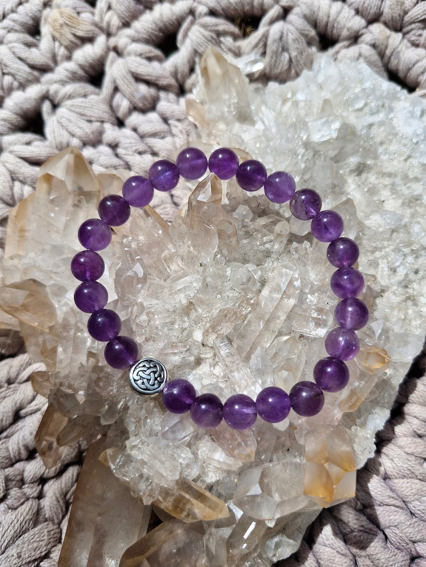 Amethyst bracelet