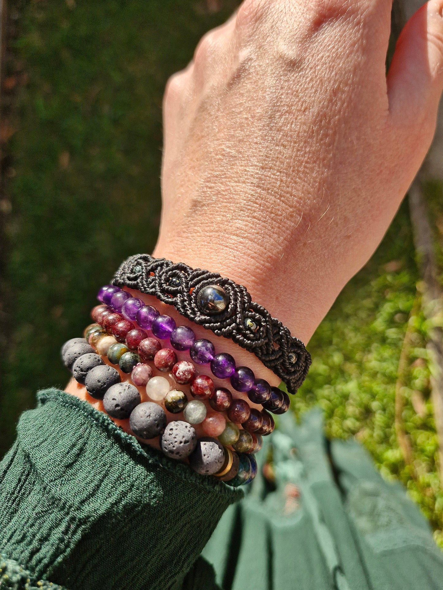 Hematite - Grounding - Crystal bracelet/anklet