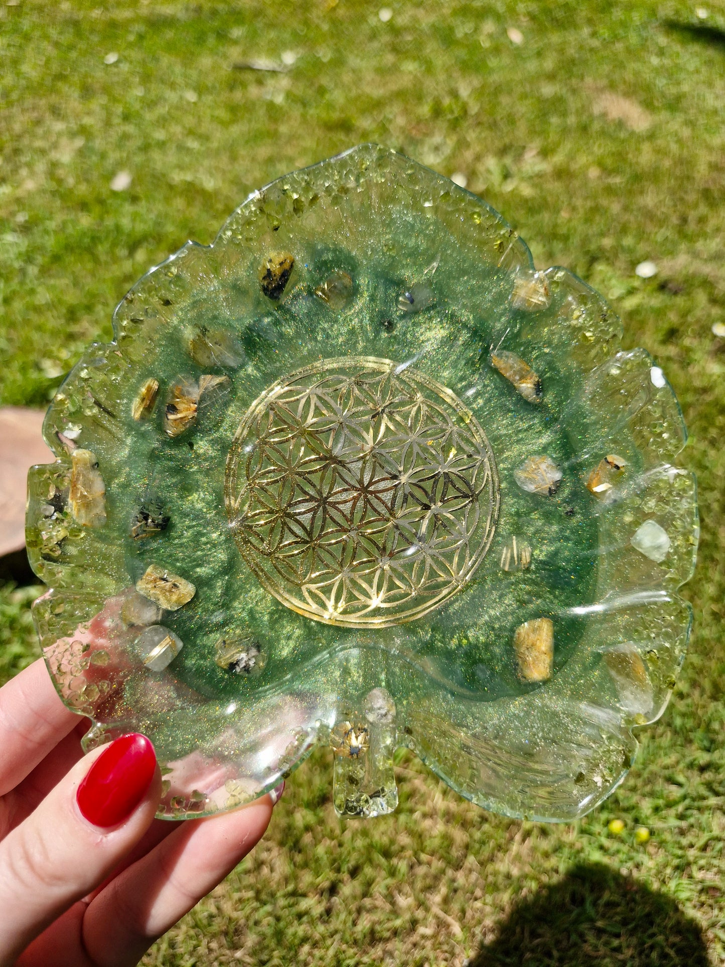 Flower of Life Treasure Tray