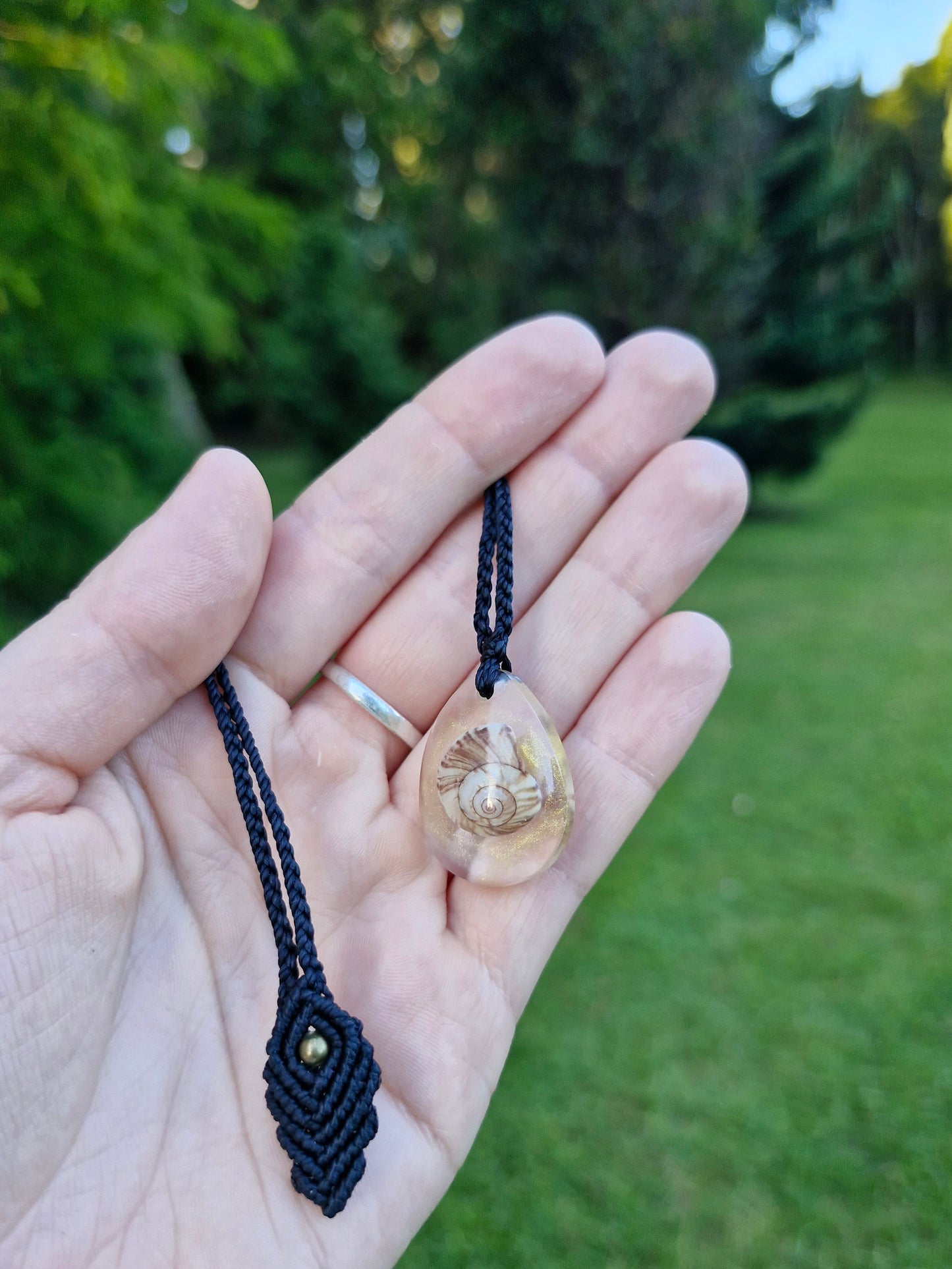 Spiral Shell pendant