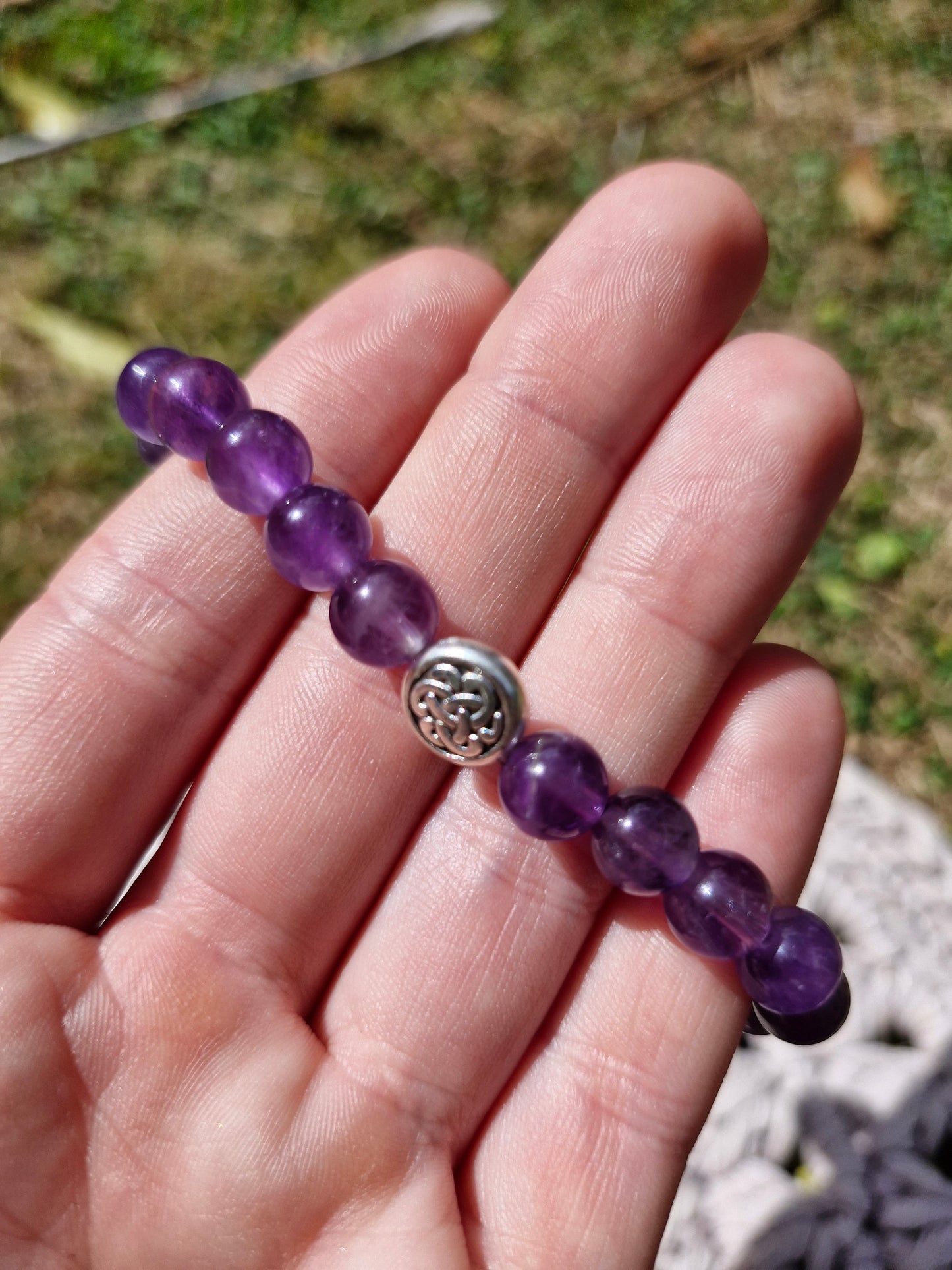 Amethyst bracelet