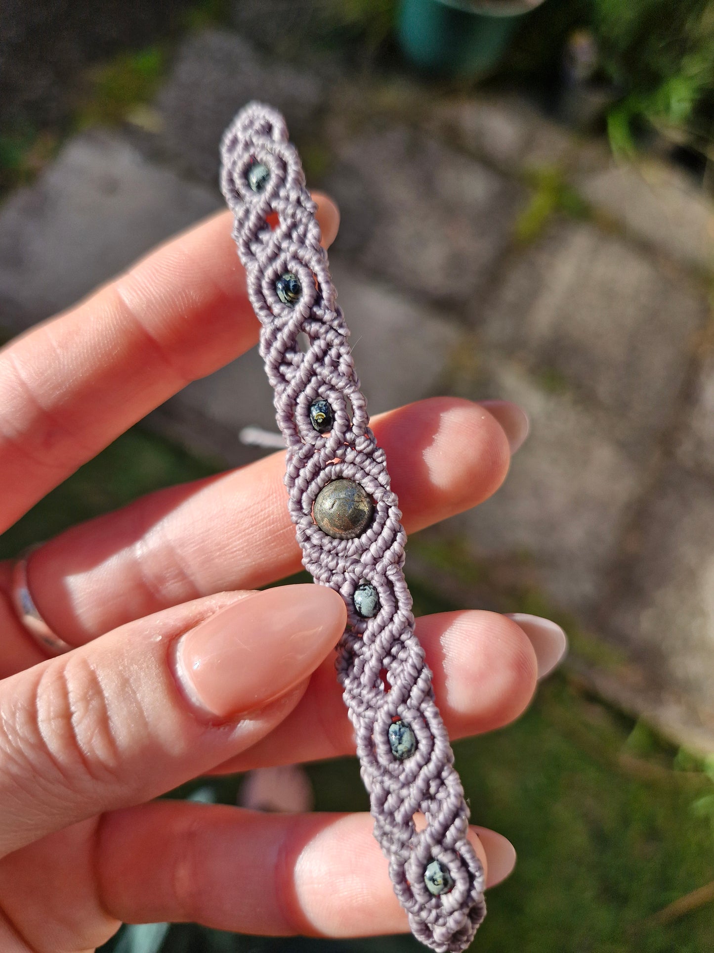 Pyrite Abundance- Crystal bracelet/anklet