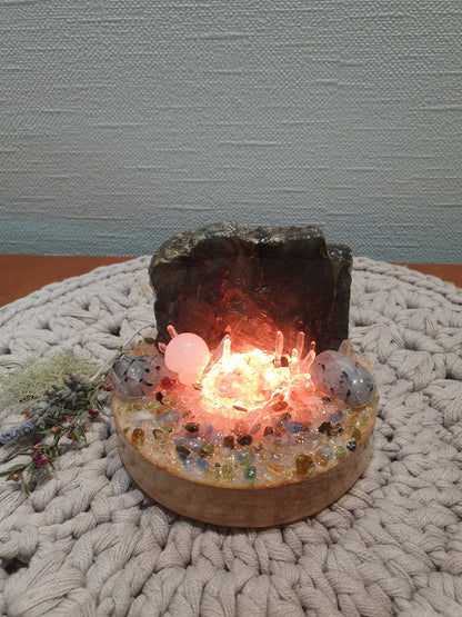 Magical Labradorite Rainbow Lamp