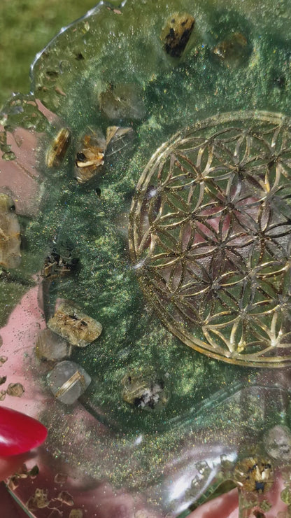 Flower of Life Treasure Tray