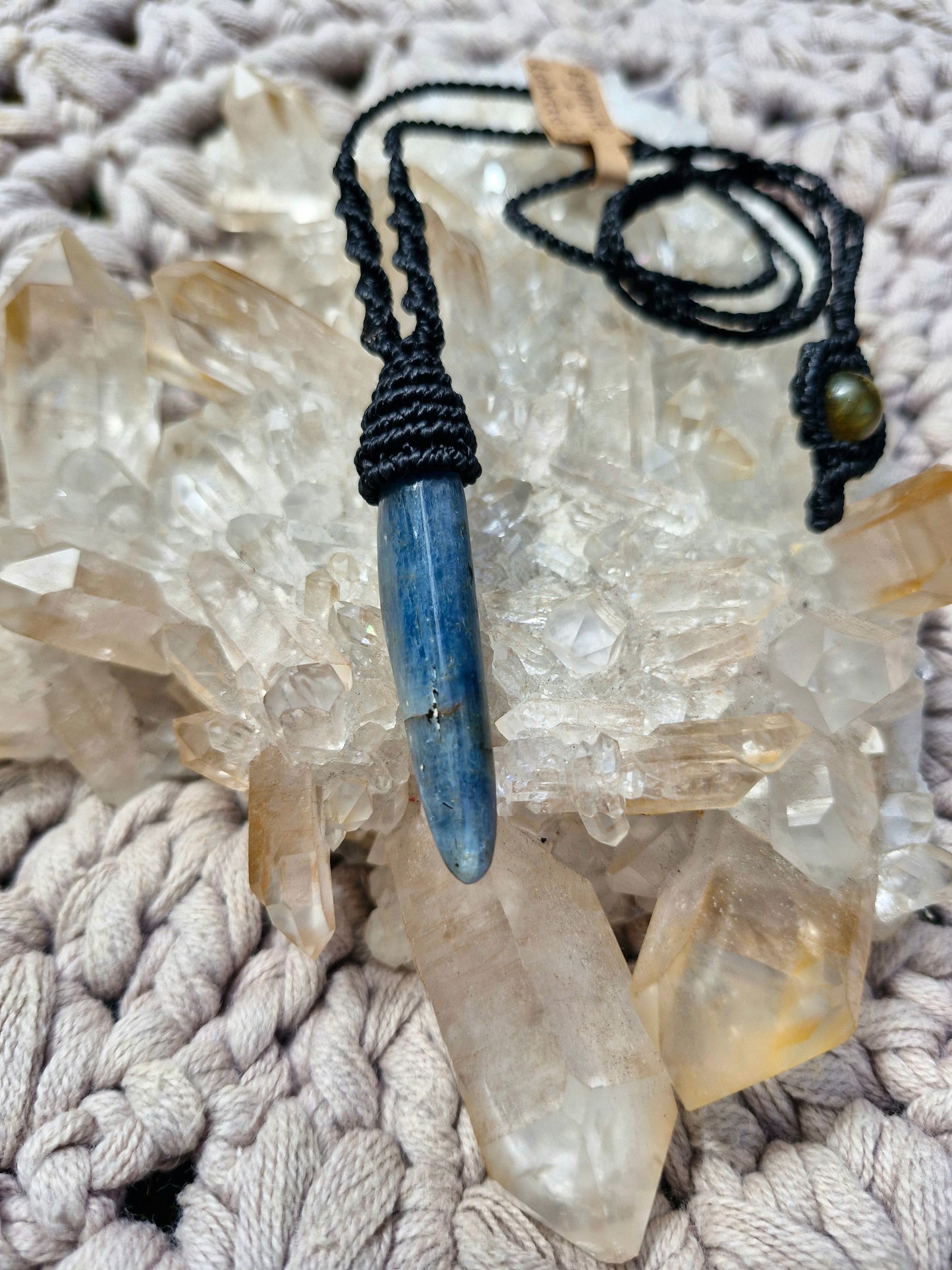 Blue Kyanite pendant