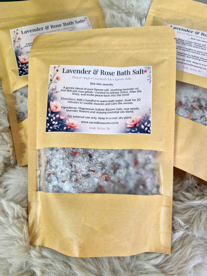 Lavender and Rose Bath Salts