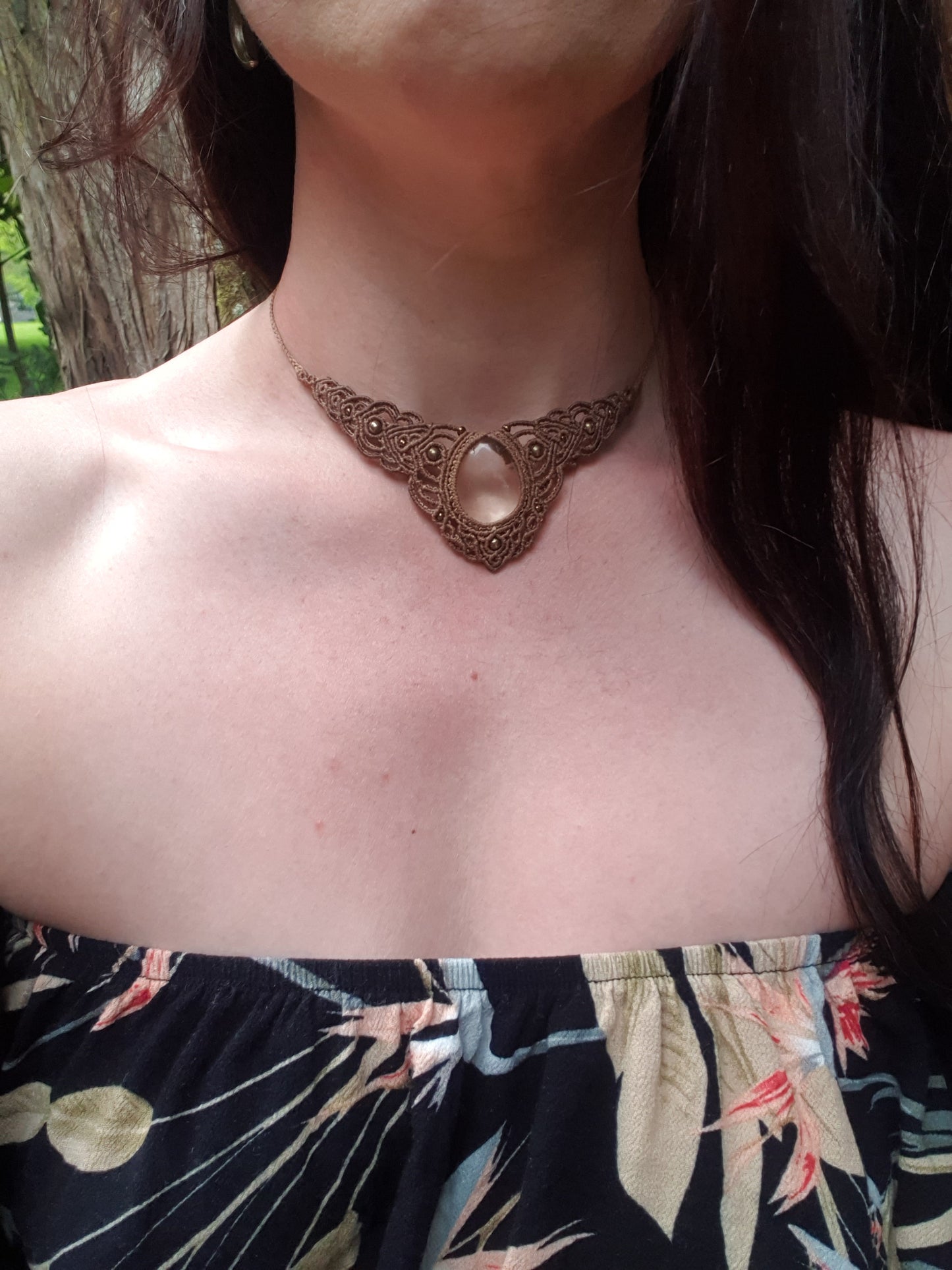 Citrine Crystal Choker and Fairy Crown