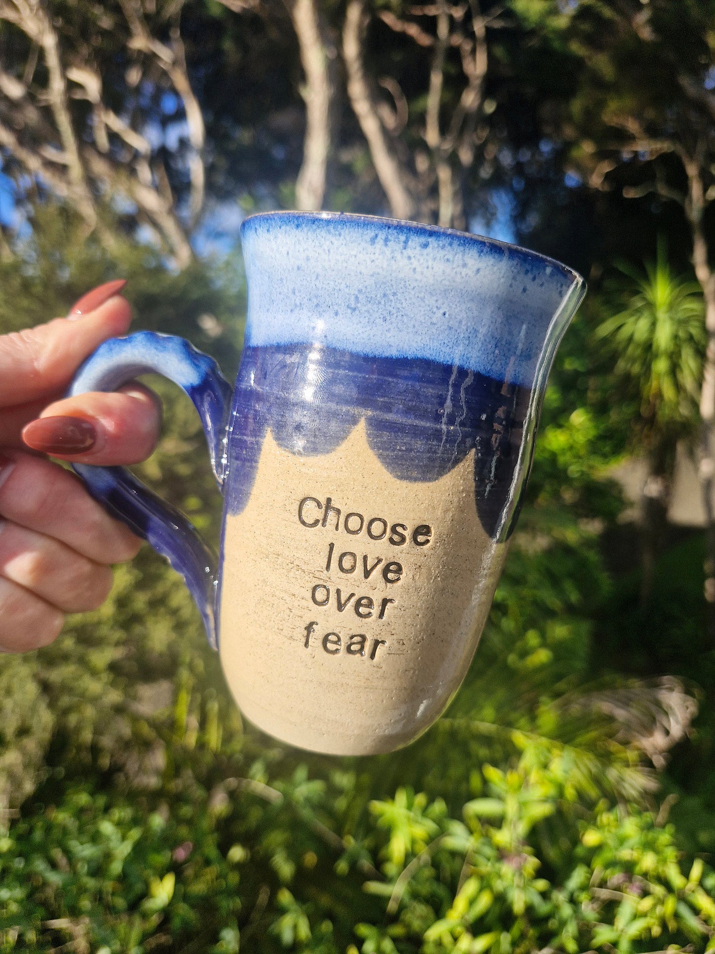 "Choose Love Over Fear" Cup