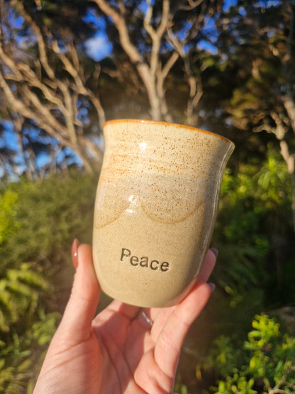 'Peace' Keep cup - small