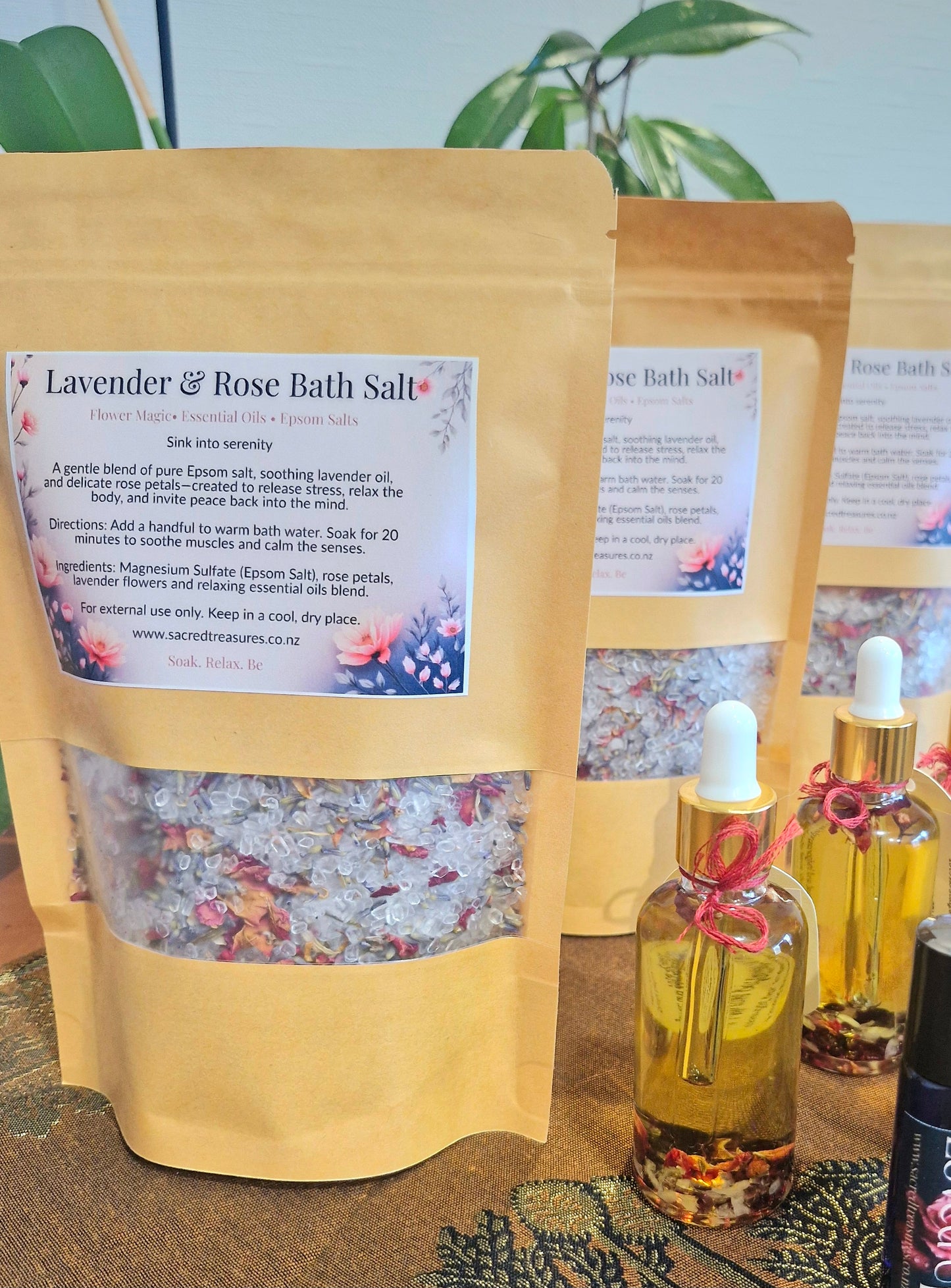 Lavender and Rose Bath Salts