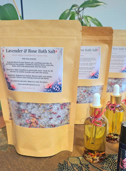Lavender and Rose Bath Salts