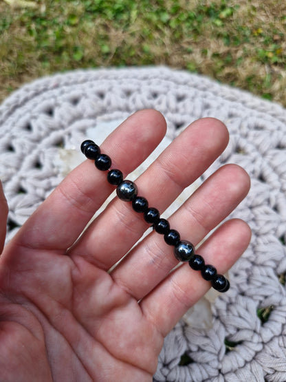 Onyx and Hematite bracelet