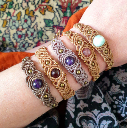 Amethyst Crystal bracelet/anklet